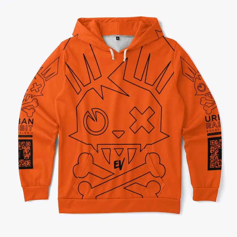 Urban Rabbit Hoodie Orange